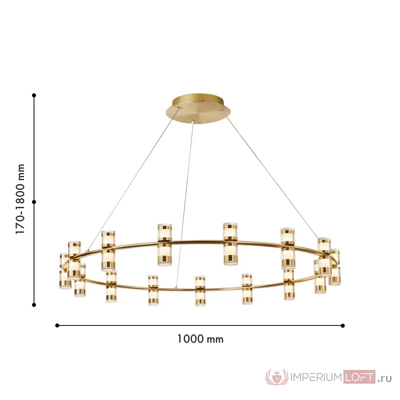 Подвесная люстра Favourite Ampullen 4323-15P от ImperiumLoft