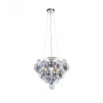 Подвесная люстра ST-Luce Sospiro SL432.703.05 Цвет плафонов серый Цвет арматуры хром от ImperiumLoft