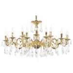 Подвесная люстра Maytoni Monica DIA883-PL-18-G Цвет арматуры золото Цвет плафонов прозрачный от ImperiumLoft