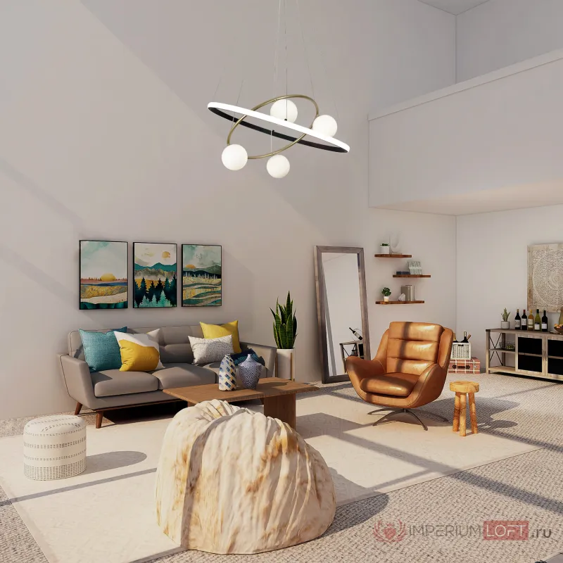 Подвесная люстра F-promo Orbium 4184-6P от ImperiumLoft