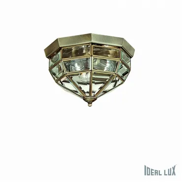 Накладной светильник Ideal Lux Norma NORMA PL3 BRUNITO Цвет арматуры бронза Цвет плафонов прозрачный