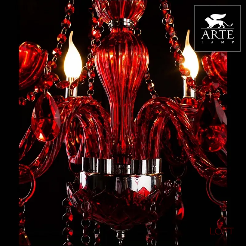 Подвесная люстра Arte Lamp Teatro A3964LM-6RD 