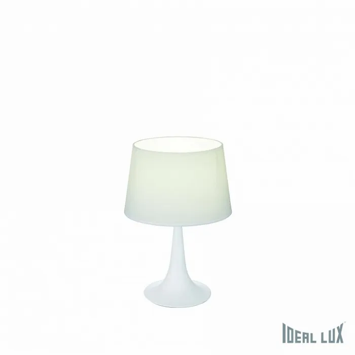 Настольная лампа декоративная Ideal Lux London LONDON TL1 SMALL BIANCO Цвет арматуры белый от ImperiumLoft