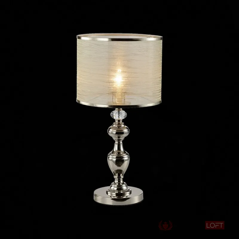 Настольная лампа декоративная ST-Luce Coresia SL1750.104.01 Цвет арматуры никель Цвет плафонов золото от ImperiumLoft