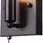 Бра Arte Lamp Bastaglia A8811AP-1BK Цвет арматуры черный Цвет плафонов зеленый