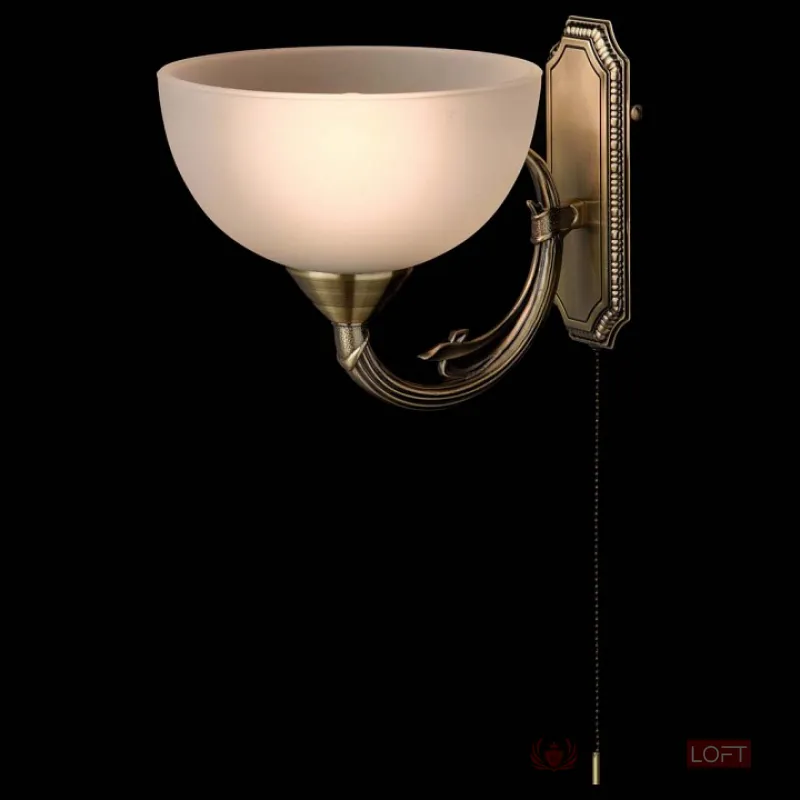 Бра MW-Light Олимп 2 318020801 Цвет арматуры латунь Цвет плафонов белый от ImperiumLoft
