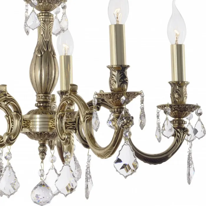 Подвесная люстра Dio D’Arte Mannelli Mannelli E 1.1.5.600 GH Цвет плафонов прозрачный Цвет арматуры золото от ImperiumLoft