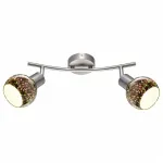Спот Arte Lamp Illusione A6125AP-2SS Цвет арматуры серебро Цвет плафонов разноцветный