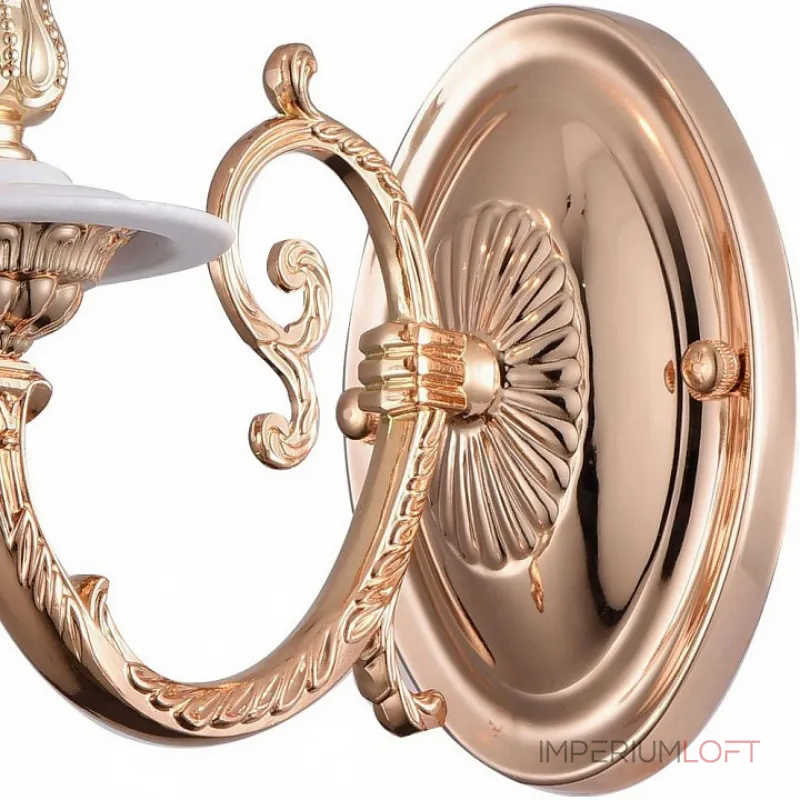 Бра Arte Lamp 8020 A8020AP-1WG Цвет арматуры золото Цвет плафонов красный