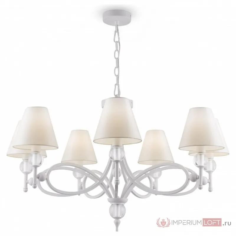 Подвесная люстра Lamp4You Provence 11 M2-07-WM-LMP-O-25 Цвет плафонов белый от ImperiumLoft