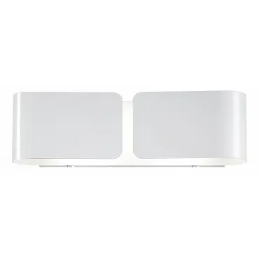 Накладной светильник Ideal Lux Clip CLIP AP2 SMALL BIANCO Цвет плафонов белый Цвет арматуры белый