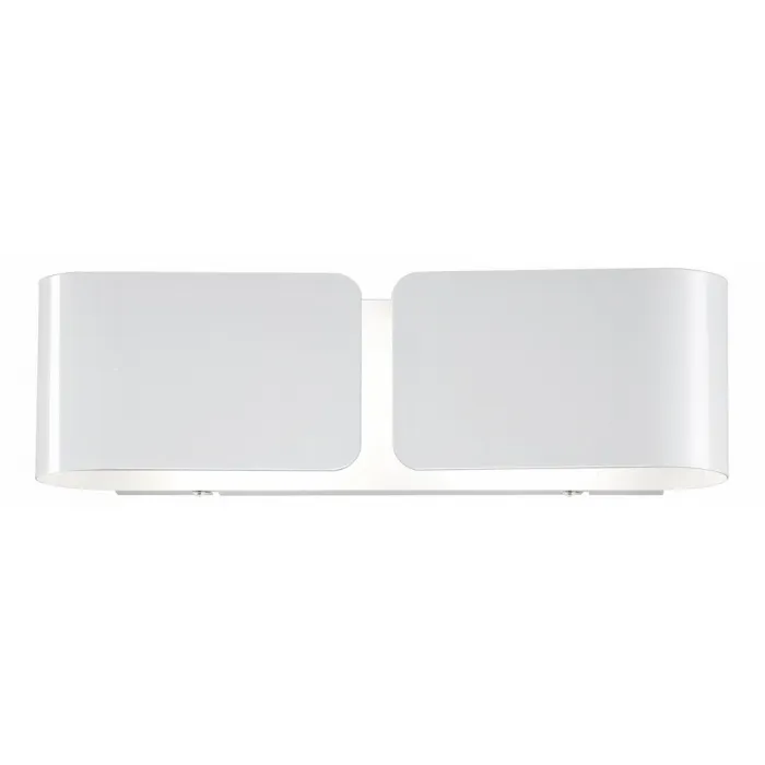 Накладной светильник Ideal Lux Clip CLIP AP2 SMALL BIANCO Цвет плафонов белый Цвет арматуры белый от ImperiumLoft