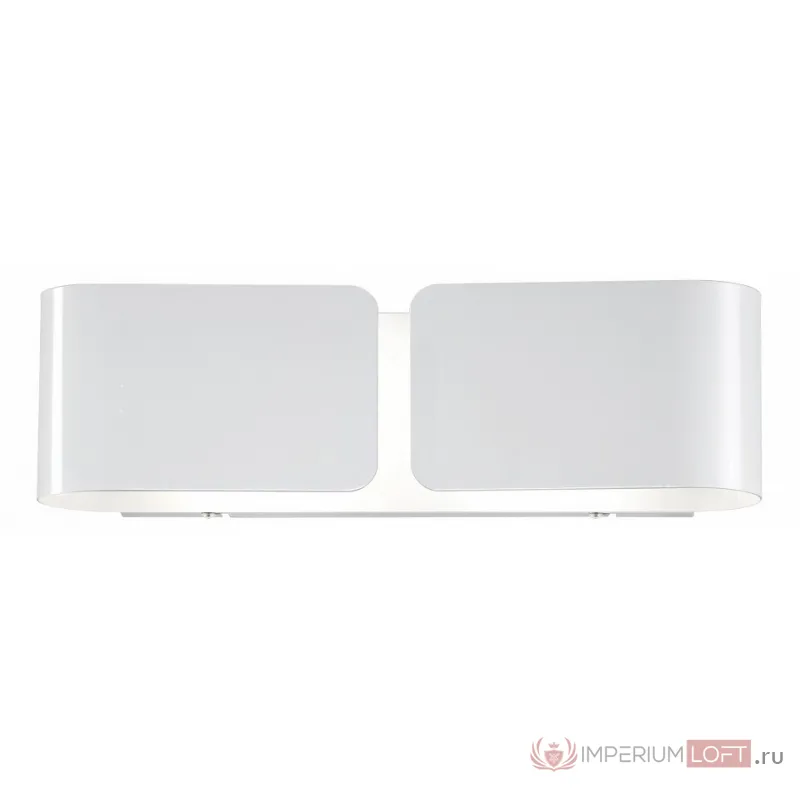 Накладной светильник Ideal Lux Clip CLIP AP2 SMALL BIANCO Цвет плафонов белый Цвет арматуры белый от ImperiumLoft