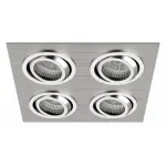 Встраиваемый светильник Lightstar Singo 011604 Цвет арматуры серебро от ImperiumLoft