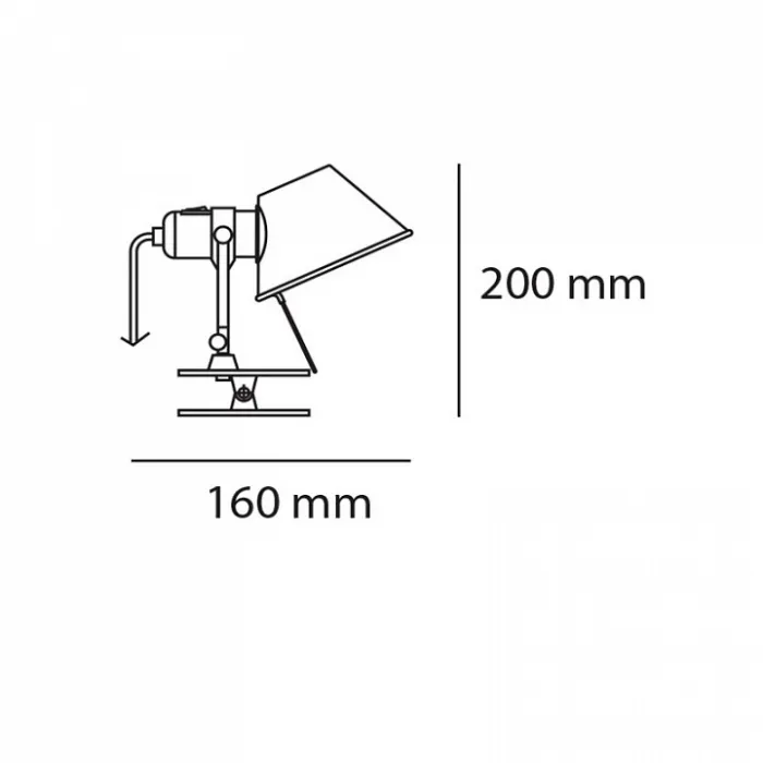 Настольная лампа офисная Artemide A010880 от ImperiumLoft