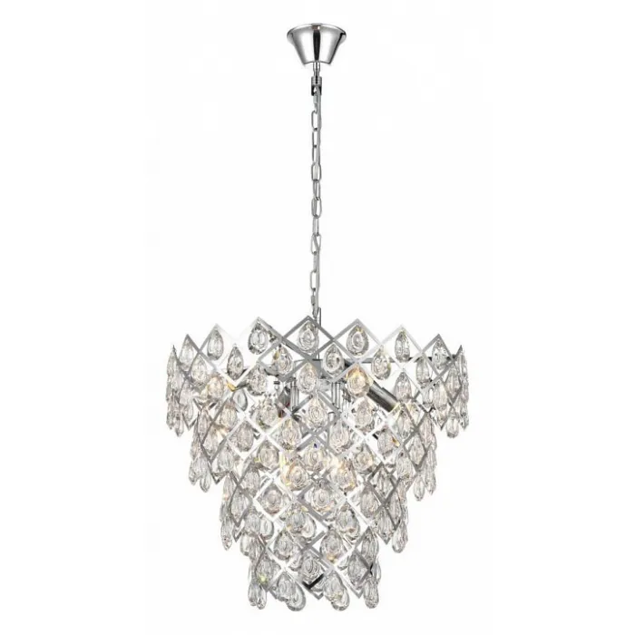 Подвесная люстра Vele Luce Diana VL3273P06 Цвет арматуры хром Цвет плафонов прозрачный от ImperiumLoft