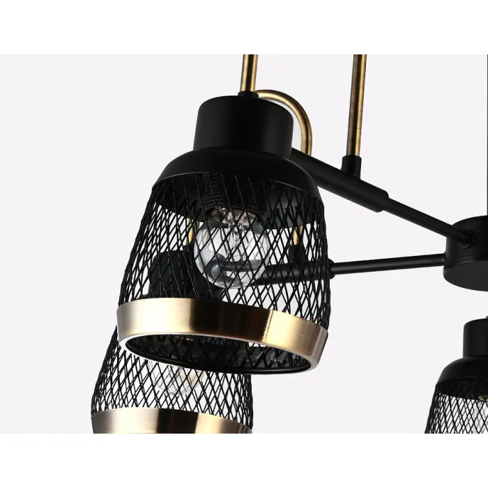 Люстра на штанге Ambrella Traditional 19 TR8002 Цвет плафонов бронза Цвет арматуры черный от ImperiumLoft