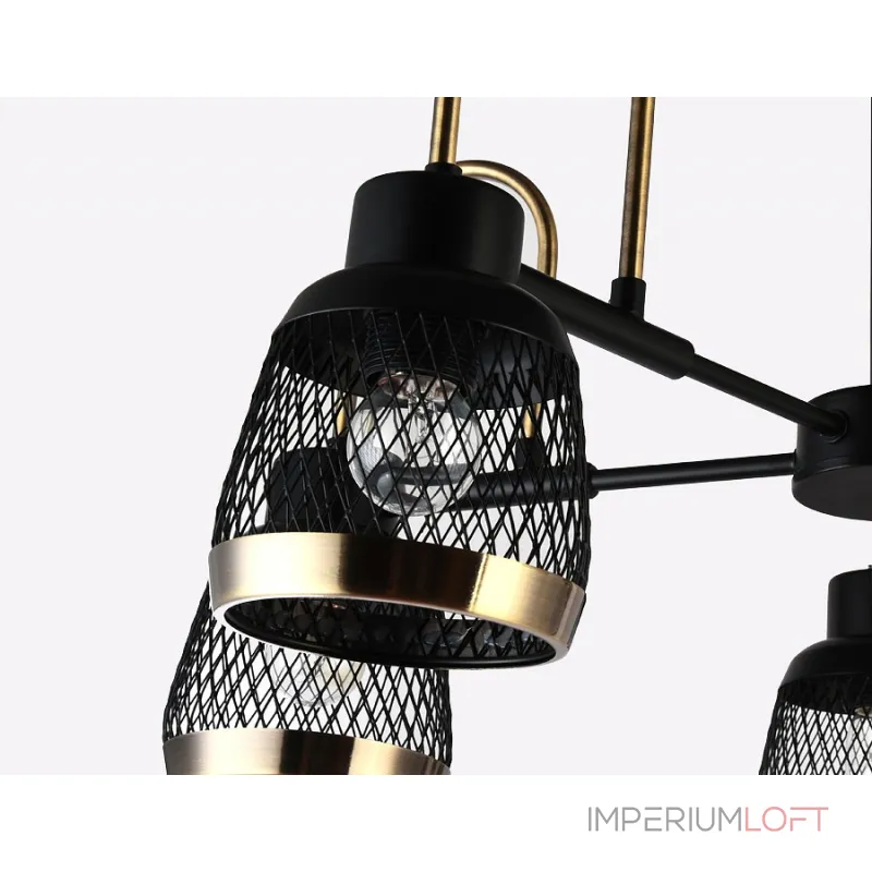 Люстра на штанге Ambrella Traditional 19 TR8002 Цвет плафонов бронза Цвет арматуры черный