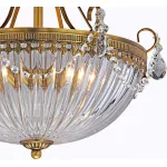 Светильник на штанге Arte Lamp Schelenberg A4410PL-3SR Цвет арматуры латунь Цвет плафонов прозрачный от ImperiumLoft