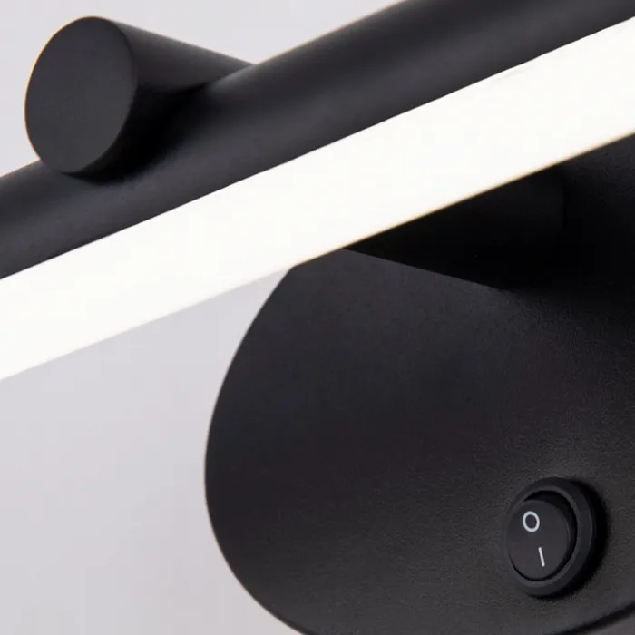Подсветка для зеркала Arte Lamp Ronnie A8025AP-1BK Цвет арматуры Черный Цвет плафонов Черно-белый от ImperiumLoft