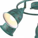 Спот Arte Lamp Campana A9557PL-5BG Цвет арматуры Зеленый Цвет плафонов зеленый