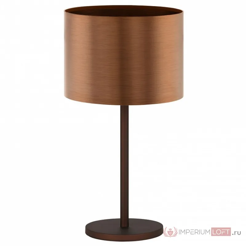 Настольная лампа декоративная Eglo Saganto 1 39394 Цвет арматуры коричневый Цвет плафонов медь от ImperiumLoft