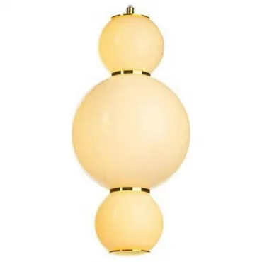 Подвесной светильник Loft it Pearls 5045-A Цвет арматуры белый Цвет плафонов золото от ImperiumLoft