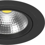 Встраиваемый светильник Lightstar Intero 111 i91707 Цвет арматуры черный от ImperiumLoft