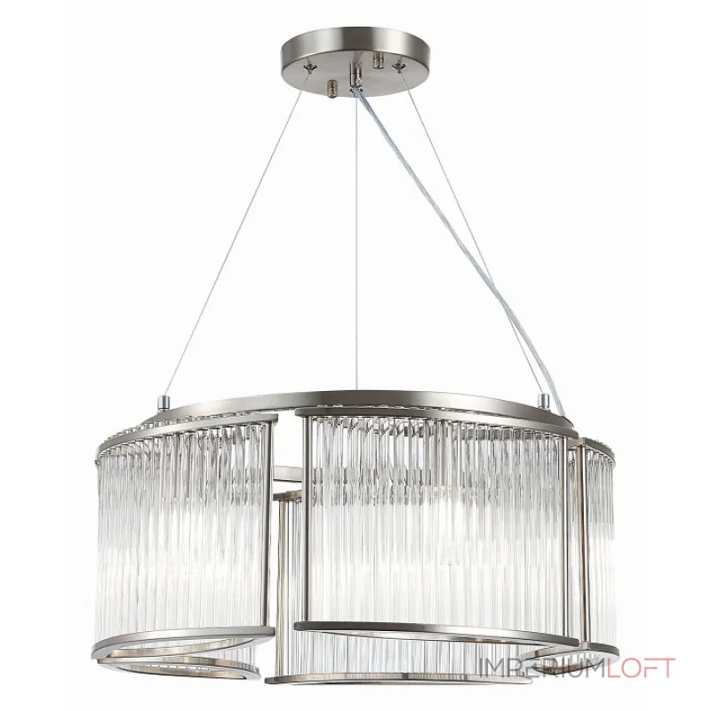 Подвесная люстра ST-Luce Velletri SL1627.103.05 Цвет арматуры серый Цвет плафонов неокрашенный