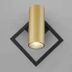 Бра Eurosvet Turro 20091/1 LED черный/ золото Цвет плафонов золото Цвет арматуры черный от ImperiumLoft