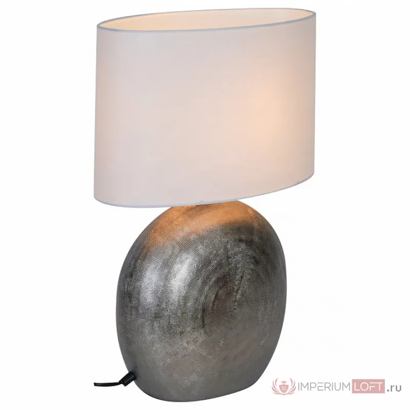 Настольная лампа декоративная Arte Lamp 5144 A5144LT-1SI Цвет арматуры серебро Цвет плафонов белый от ImperiumLoft