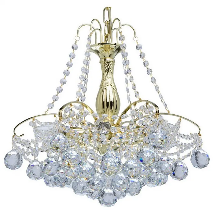 Подвесная люстра MW-Light Жемчуг 14 232017306 Цвет арматуры золото Цвет плафонов прозрачный от ImperiumLoft