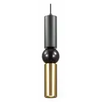 Подвесной светильник Odeon Light Sakra 4074/5L Цвет плафонов золото Цвет арматуры черный от ImperiumLoft