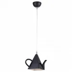 Подвесной светильник Arte Lamp Cafeteria A6604SP-1BK Цвет арматуры хром Цвет плафонов черный от ImperiumLoft