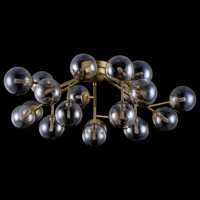 Потолочная люстра Maytoni Dallas MOD545PL-20G Цвет арматуры золото Цвет плафонов янтарный от ImperiumLoft