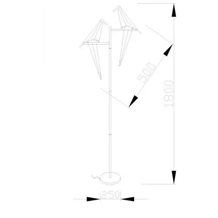 Настольная лампа декоративная Moderli Birds V3075-2TL от ImperiumLoft