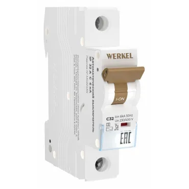 Автоматический выключатель 1P Werkel Автоматические выключатели W901P326 от ImperiumLoft