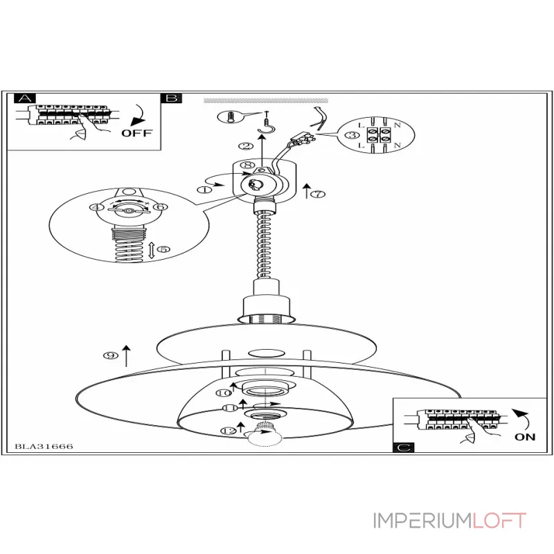 Подвесной светильник Eglo Brenda 31666 