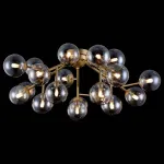 Потолочная люстра Maytoni Dallas MOD545PL-20G Цвет арматуры золото Цвет плафонов янтарный от ImperiumLoft
