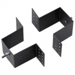 Скоба для встраивания трека Novotech Kit 135027 Цвет арматуры черный