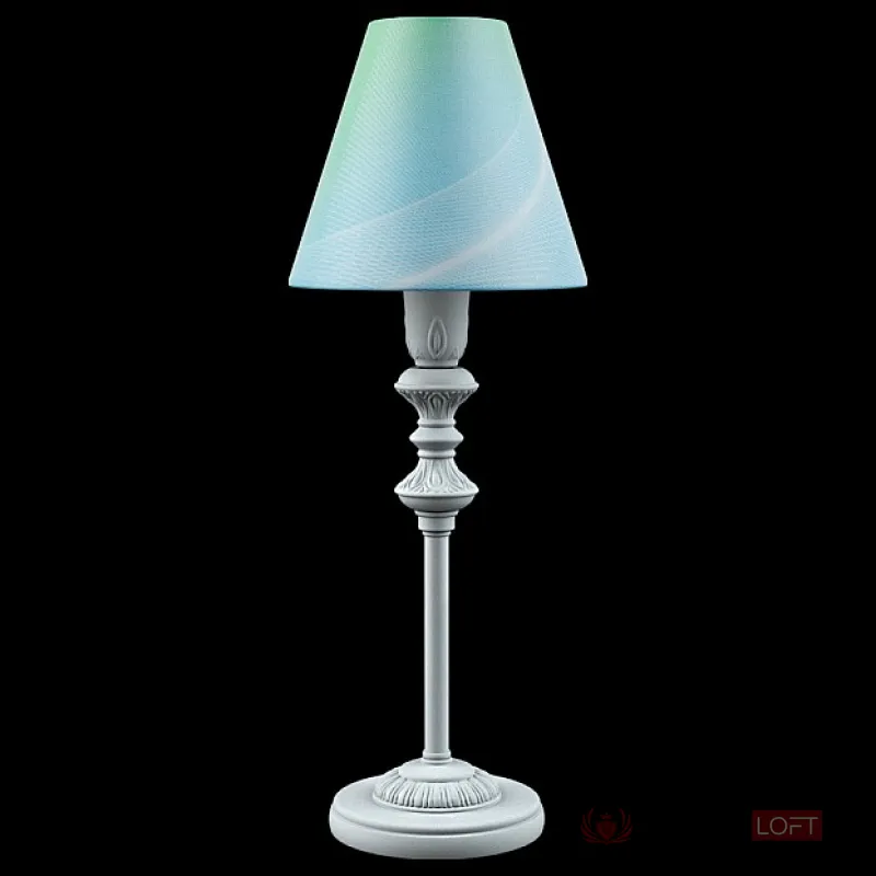Настольная лампа декоративная Lamp4You Classic 16 E-11-G-LMP-O-18 Цвет плафонов голубой от ImperiumLoft