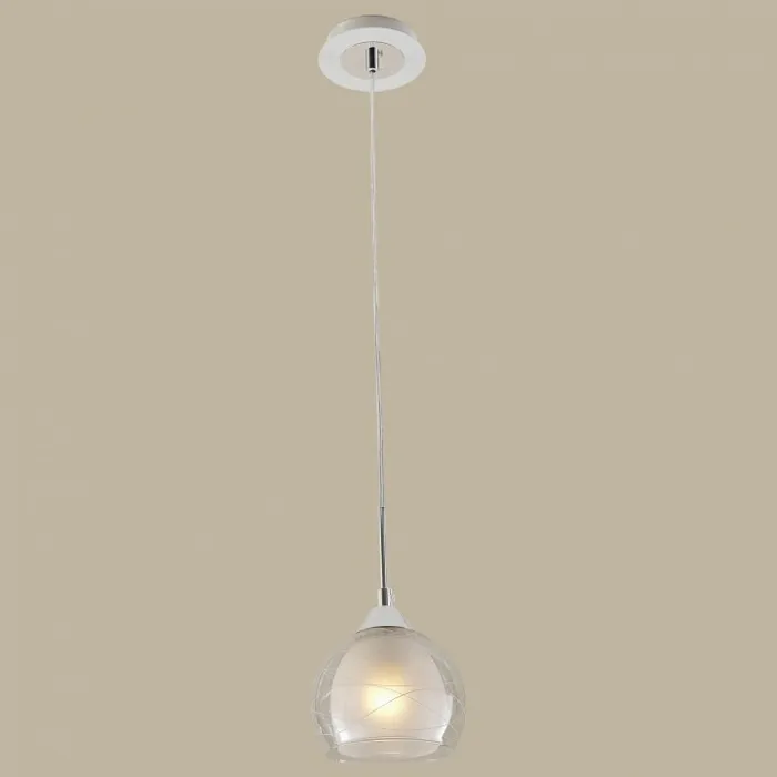 Подвесной светильник Citilux Буги CL157111 Цвет плафонов белый Цвет арматуры хром от ImperiumLoft