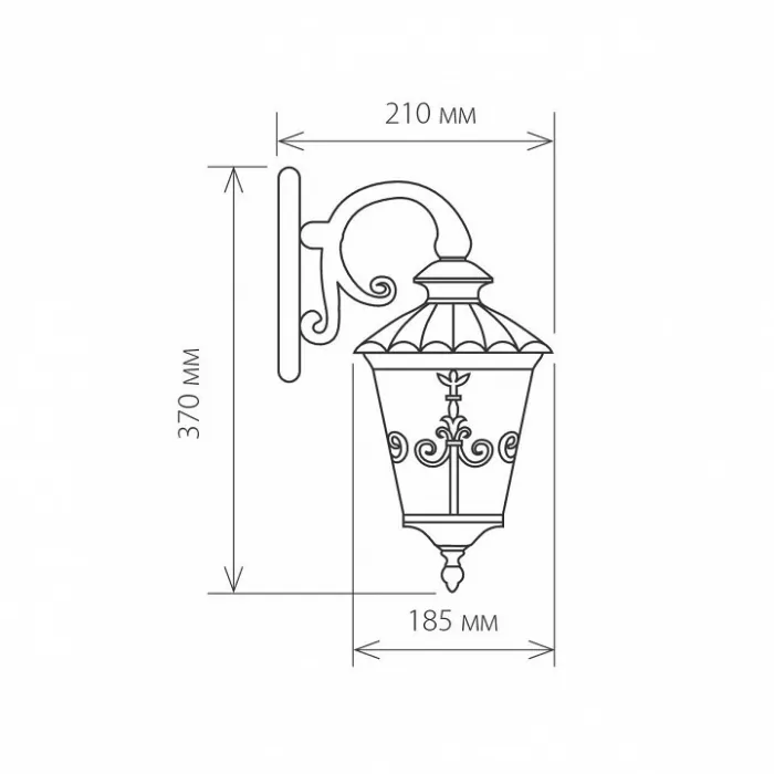 Светильник на штанге Elektrostandard Diadema Diadema D (GLYF-8046D) черное золото от ImperiumLoft