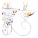 Подвесная люстра Arte Lamp Fiorato A2061LM-6WG Цвет арматуры золото Цвет плафонов белый от ImperiumLoft