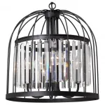 Подвесной светильник Vitaluce V5099 V5099-1/4 Цвет арматуры черный Цвет плафонов разноцветный от ImperiumLoft