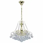 Подвесная люстра MW-Light Жемчуг 14 232017306 Цвет арматуры золото Цвет плафонов прозрачный от ImperiumLoft