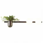 Бра Odeon Light Flower 4681/2W Цвет арматуры черный Цвет плафонов белый