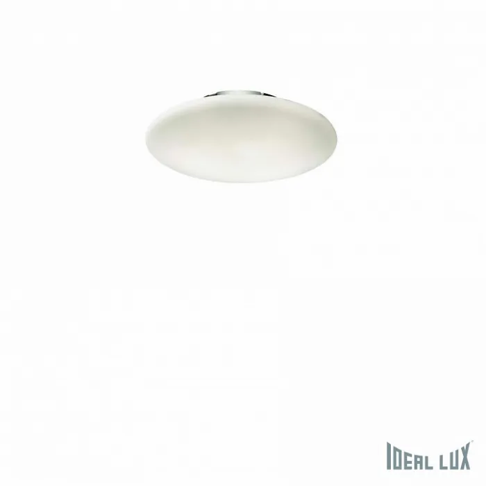 Накладной светильник Ideal Lux Smarties SMARTIES BIANCO PL1 D33 Цвет арматуры хром от ImperiumLoft