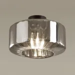 Накладной светильник Odeon Light Binga 4746/1C Цвет плафонов серый Цвет арматуры черный от ImperiumLoft