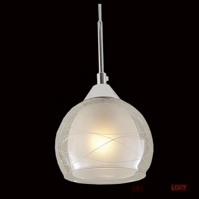 Подвесной светильник Citilux Буги CL157111 Цвет плафонов белый Цвет арматуры хром от ImperiumLoft